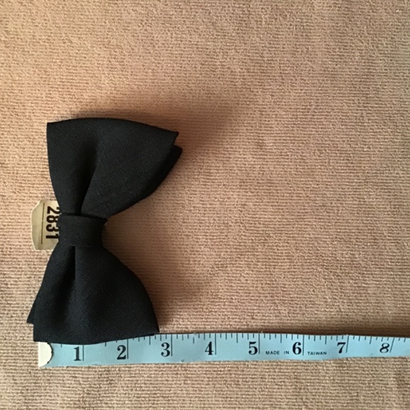 Vintage Beau Clip Bow Tie - circa 1950 with dry clean tag - Picture 5 of 5